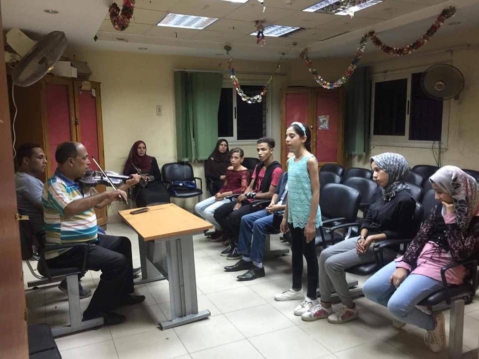 عرض لفريق كورال الأطفال بثقافة سوهاج