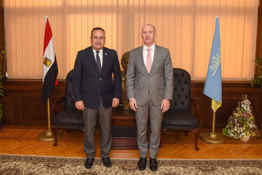 محافظ الإسكندرية يستقبل قنصل عام لبنان لتهنئته لتوليه المنصب الجديد