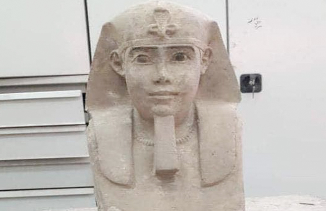 محافظة أسوان تشهد اكتشاف تمثال أبو الهول فى معبد كوم أمبو