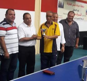 محمد عثمان يحصل علي المركز الرابع في بطولة الرواد لتنس الطاولة براس البر