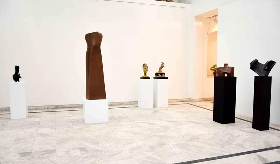 وزير الثقافة افتتحت صالون النحت الثانى بقصر الفنون 