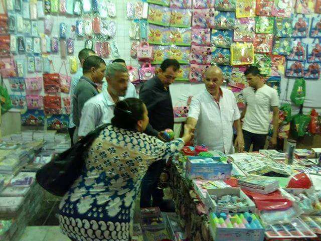 اقامة معرض كلنا واحد للأدوات المدرسية بمركز سمالوط المنيا