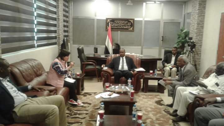 نائب وزير الزراعة تبحث التعاون المشترك مع السودان