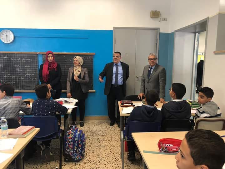 القنصل العام في ميلانو يشارك في حفل بدء العام الدراسي بمدرسة نجيب محفوظ المصرية الإيطالية