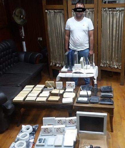 ضبط شبكة توزيع خدمات الإنترنت بدون ترخيص بالقليوبية