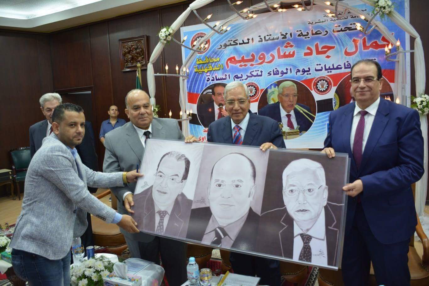 في يوم الوفاء شاروبيم يحتفل بإمام والشعراوي