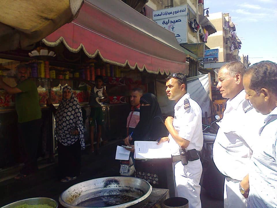 محافظة بورسعيد تواصل ازالة جميع الأشغالات والمخالفات بالأحياء