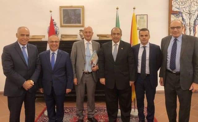 ”ابوستيت” يجتمع مع مسئولين دوليين علي هامش زيارته لإيطاليا