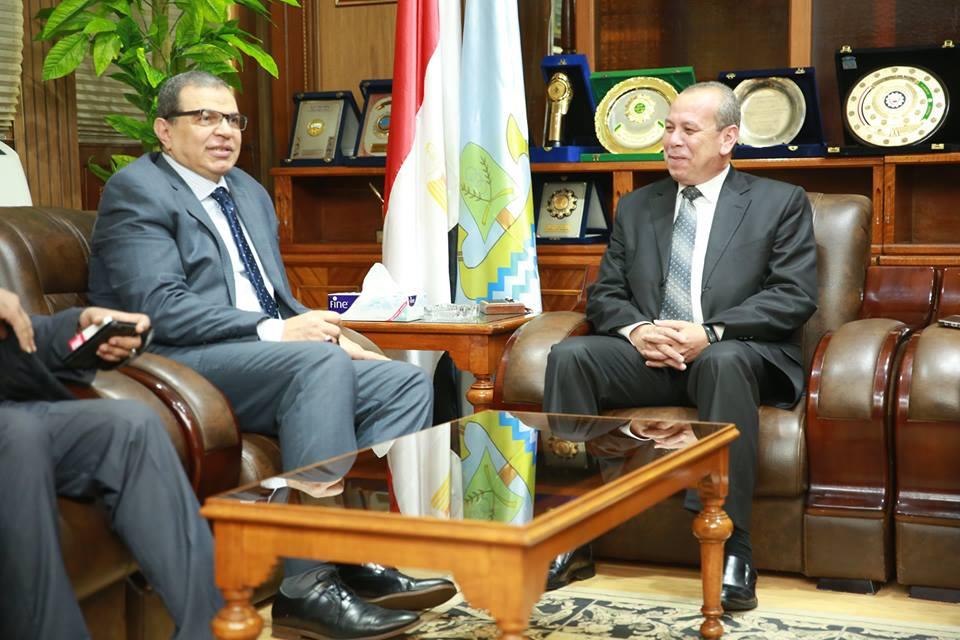 محافظ كفرالشيخ يستقبل وزير القوى العاملة