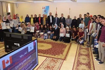 محافظ بني سويف يشهد تكريم الموهوبين ببرنامج ريادة الأعمال للمبتكرين