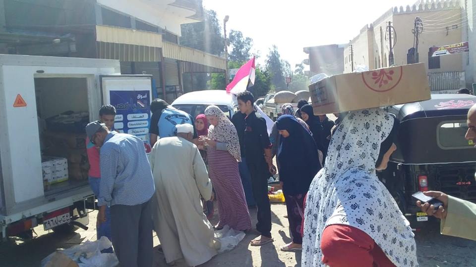 مستقبل وطن بكفرالشبخ يواصل حملة ”انت فى عنينا ”لتوفيرالسلع الغذائية المخفضة 