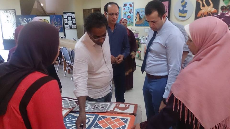 زيارة تفقدية للدكتور أحمد عواض لقصر الإبداع الفني