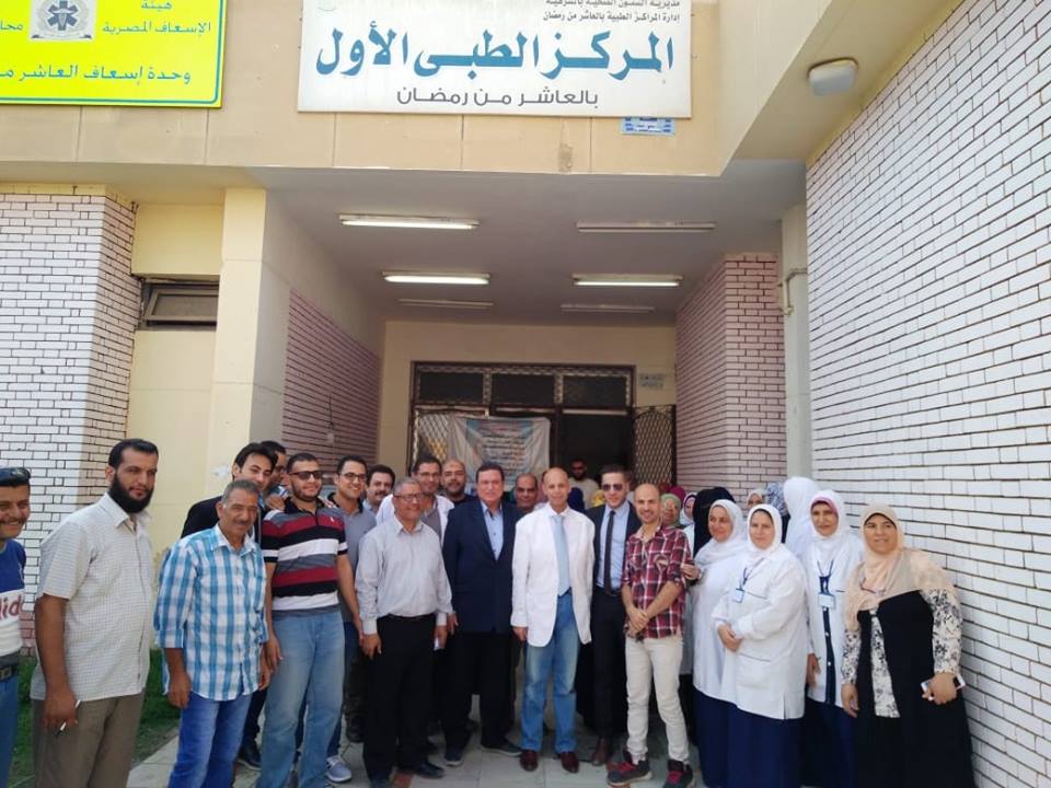 توقيع الكشف الطبى على 1024 حالة بمركز طبى أول العاشر في الشرقية