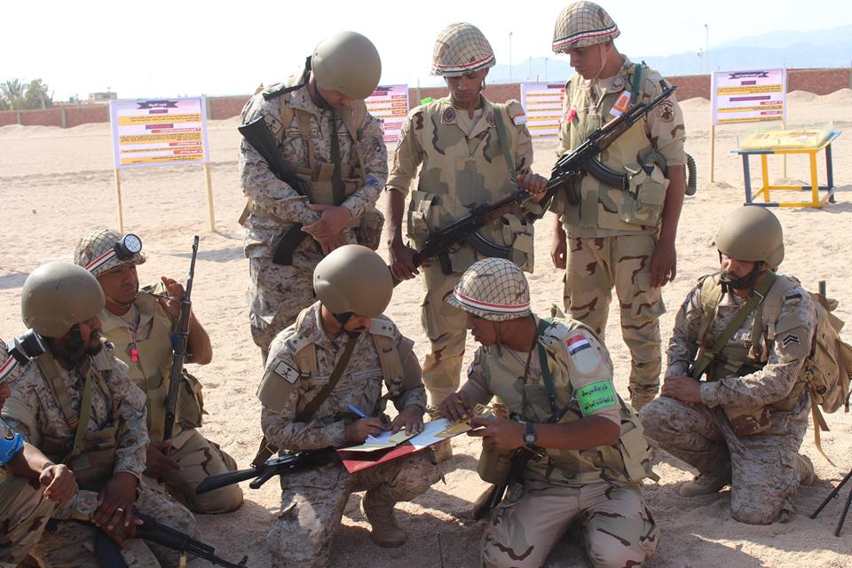 الجيش المصري ونظيره السعودى يواصلان التدريب المشترك ”تبوك 4”