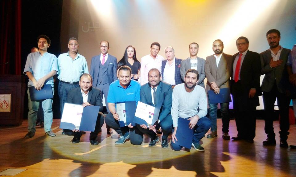 بالصور تكريم الفنان محمود الجندى في ختام اللقاء الأول لشباب المخرجين