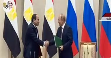بوتين يؤكد أستنئاف الرحلات الجوية الي مصر قريبا
