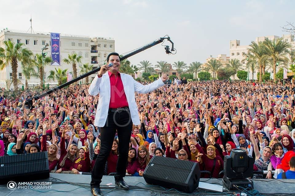 خالد بيومى يغني في افتتاح الدورة الثانية لمهرجان بـ”الشباب تحيا الأمم” 12 نوفمبر