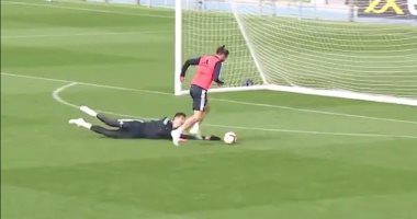 تدريبات ريال مدريد تشهد تسجيل هدف رائع لـ جاريث بيل