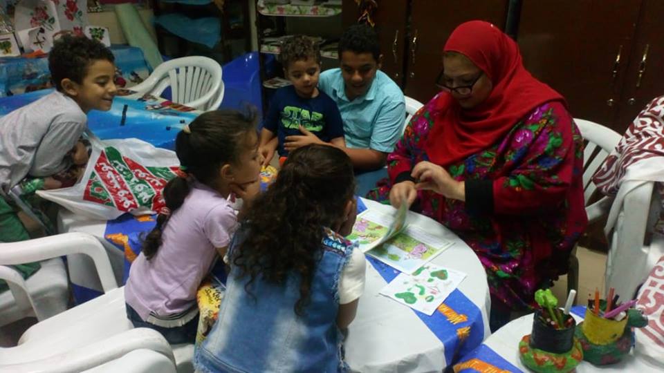 اقامة ورش فنية بمكتبة المعادى الثقافية