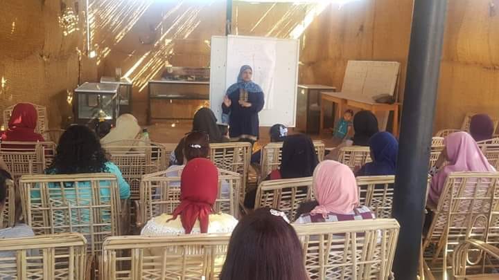 وزارة البيئة تنفيذ أنشطة توعوية لمدرسات وطالبات فصول محو الأمية للتعريف بقضية التنوع البيولوجى