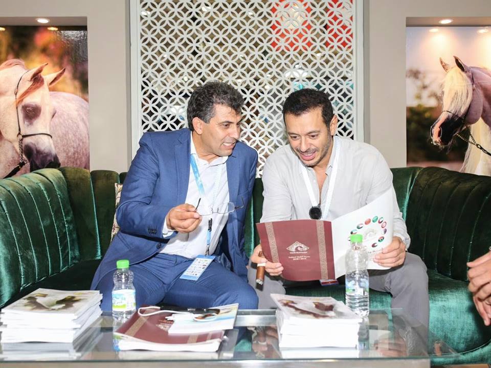 مصطفى شعبان يغادر المغرب بعد مشاركته فى معرض الفرس بالجديدة