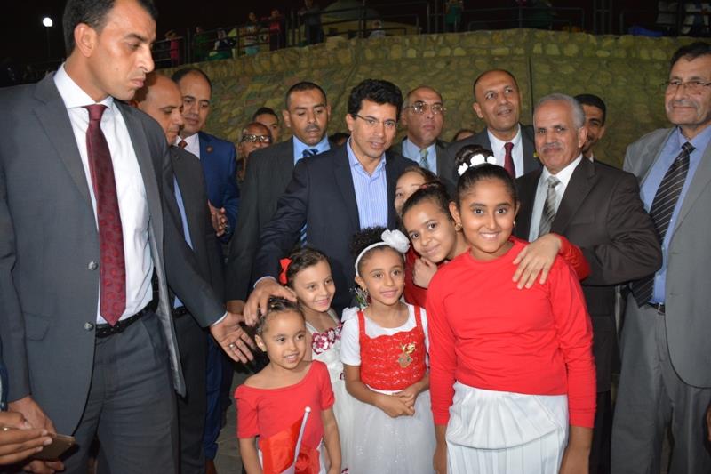 وزير الشباب والرياضة يشهد احتفالية ذكرى انتصارات اكتوبر بمركز شباب التجمع الأول