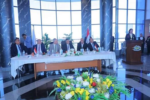 وزير النقل يفتتح المقر الجديد لشركة النيل العامة لانشاء الطرق