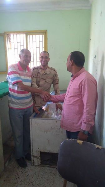 القوات المسلحه تفتتح منفذ أبوصير للسلع الغذائيه بالبدرشين