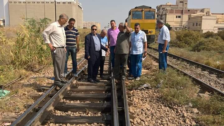 رئيس هيئة السكة الحديد يقود حمله مرور موسعه على خطوط وورش منطقة غرب الدلتا