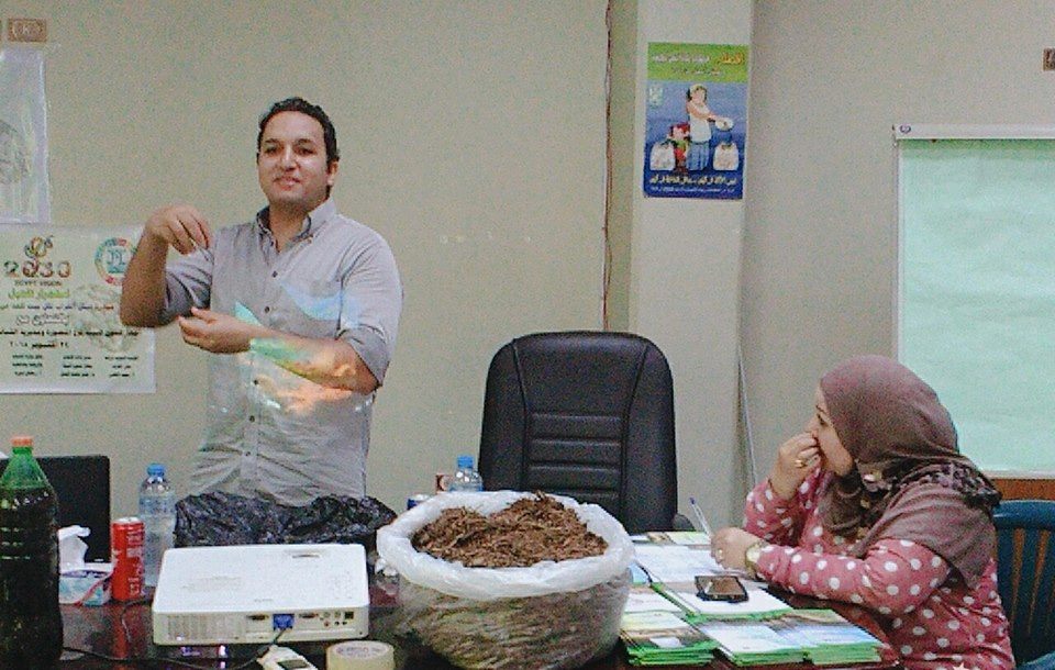 تدريب 40 شاب وفتاة علي زراعة عيش الغراب بمركز شباب المدينة بالمنصورة