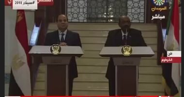 الرئيسين المصري والسوداني يفتتحان معرضا للمنتجات الطبية