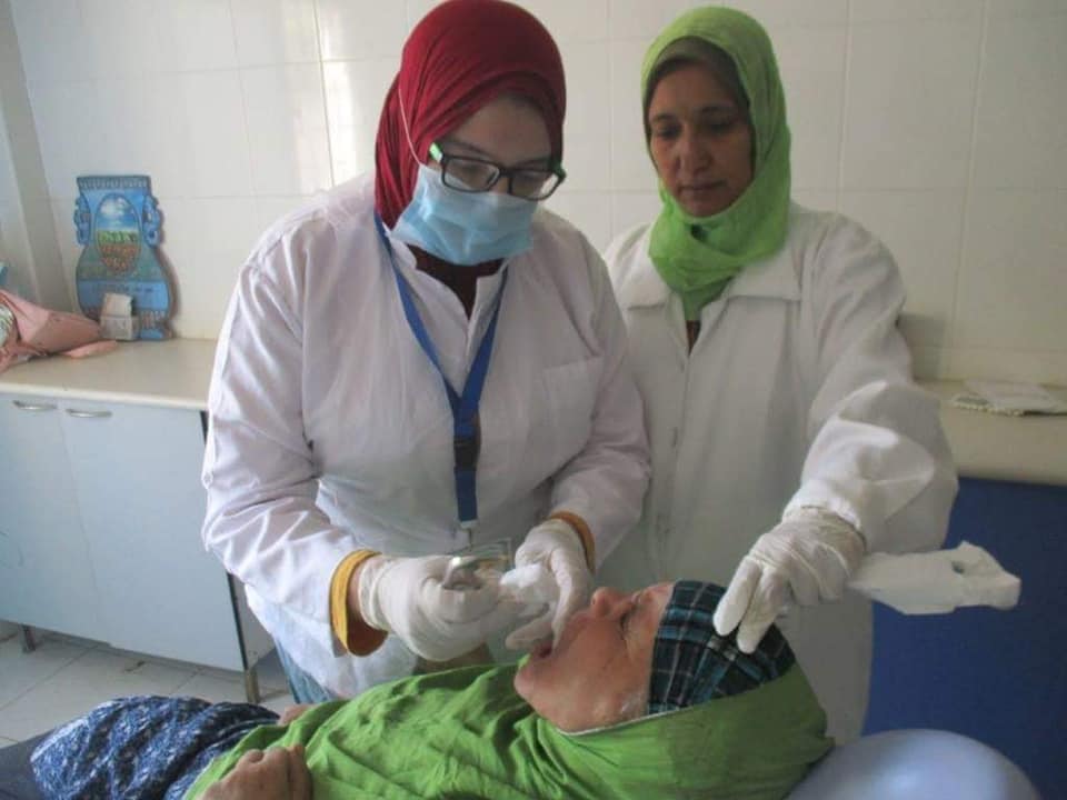 الكشف على 1206 مريض بقرية جبل النور بببا جنوب بنى سويف