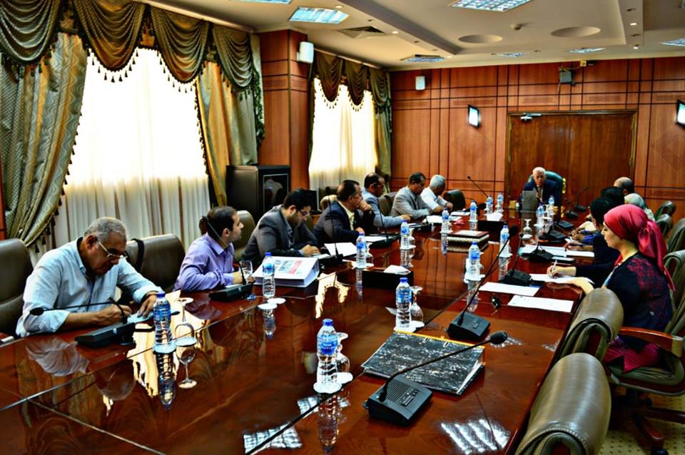 شركة مياه الشرب تدرس رفع كفاءة محطة الصرف الصحي ببورفؤاد