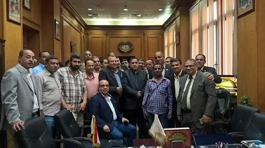 رئيس هيئة السكة الحديد يلتقى برئيس نقابة العاملين