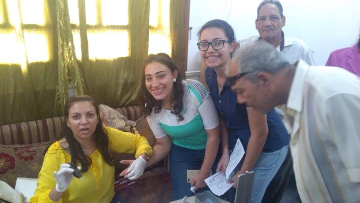 كنيسة مار جرجس بابشواى تشهد إقبالا كبيراعلى فحص فيروس ”سي”