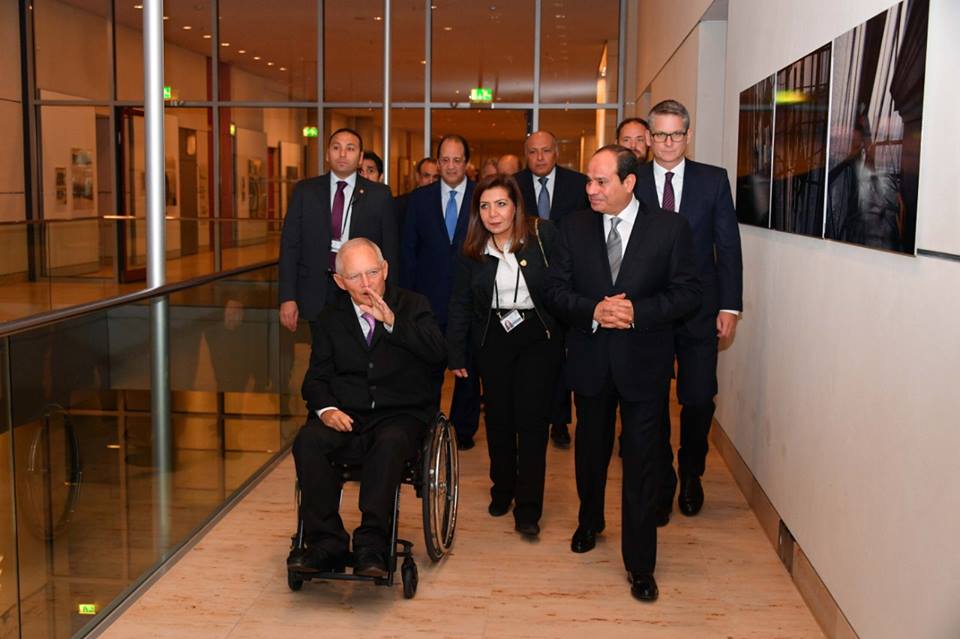 السيسى يزور المقر التاريخى للبرلمان الألمانى