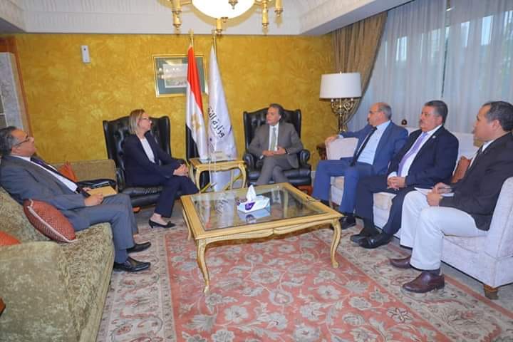 وزير النقل يلتقي المدير الاقليمي للبنك الافريقي للتنمية