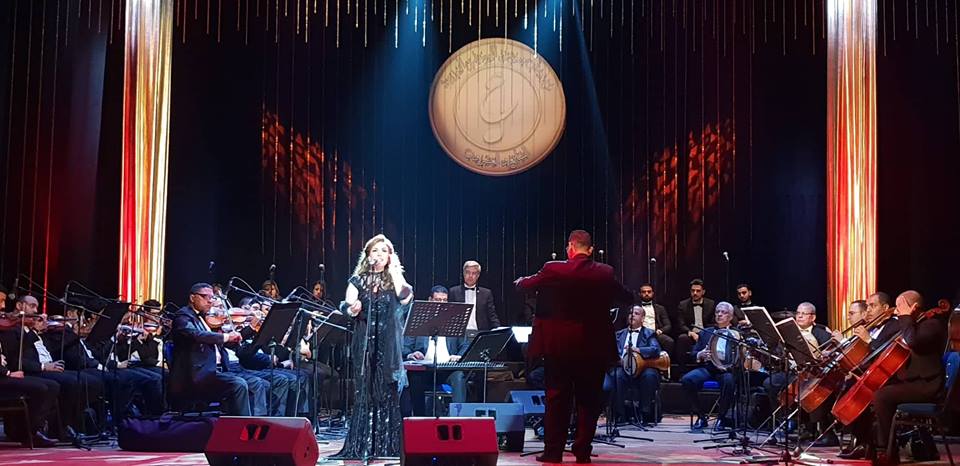 نادية مصطفى تتألق فى فعاليات مهرجان الموسيقى العربية فى دورته الـ27