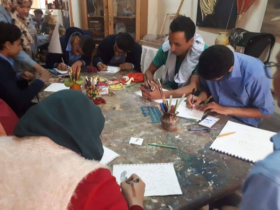 التحبير وصناعة العروسة ورش فنية بثقافة المنيا