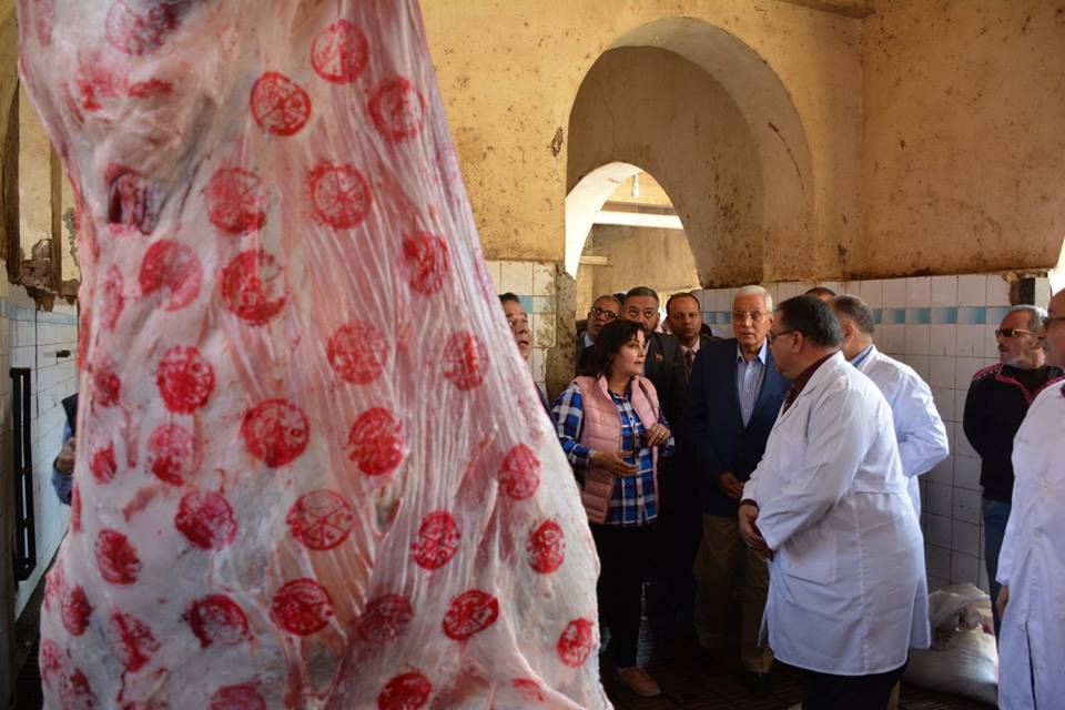 شاروبيم ومحرز يتفقدان مجزر اللحوم في مدينة المنزلة