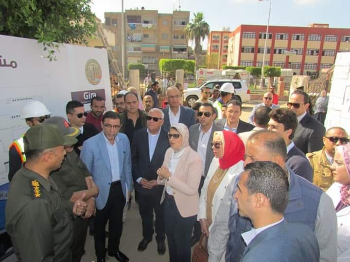 وزيرة الصحة:  معدلات غير مسبوقة فى إنجاز الأعمال الإنشائية بمستشفى بورفؤاد العام
