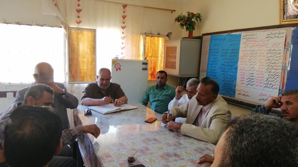 اجتماع مجلس أمناء مدرسة البساتين الاعدادية بالوادي الجديد