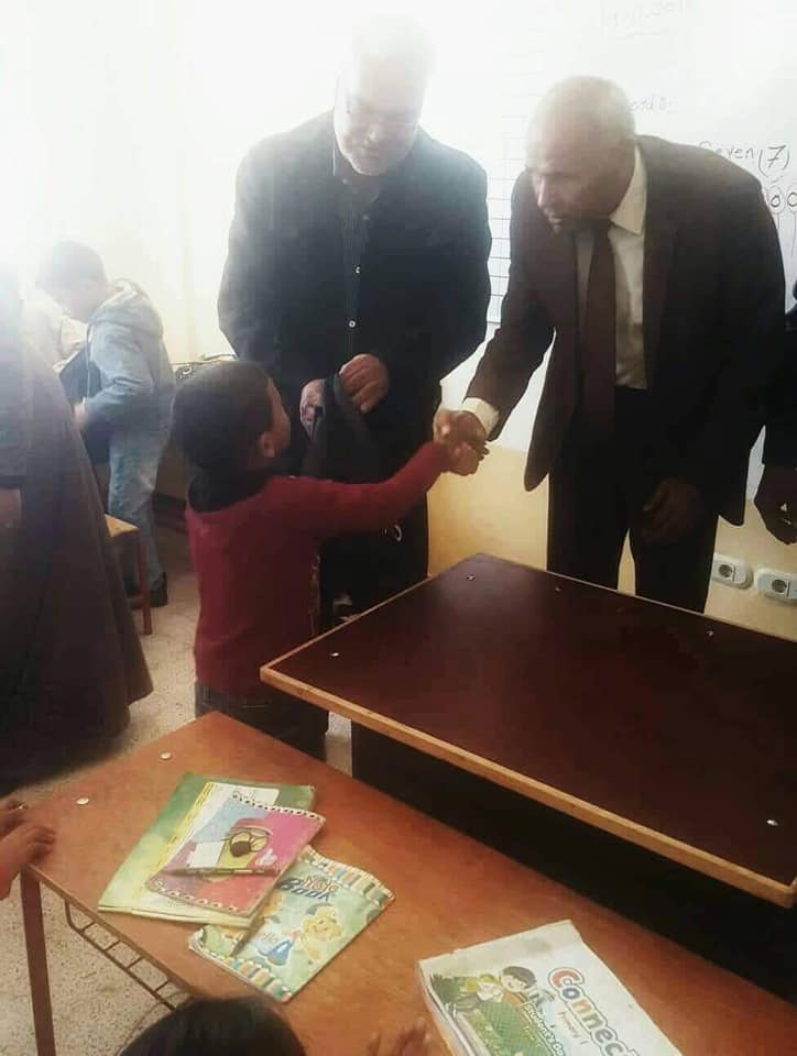 اليونيسيف والهلال الأحمر فى قلب مدارس شمال سيناء