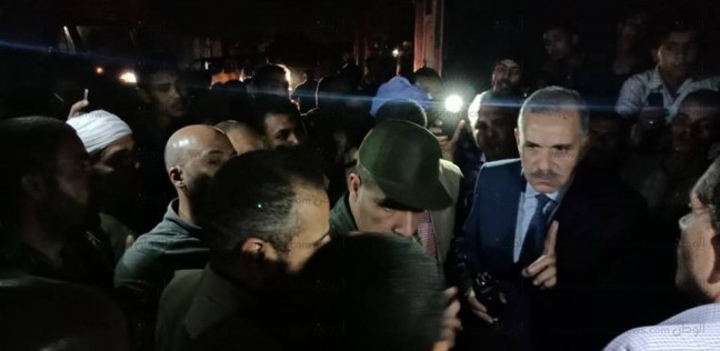 محافظ أسيوط يتوجه الي عزبة سعيد بابنوب عقب تعرضها للسيول