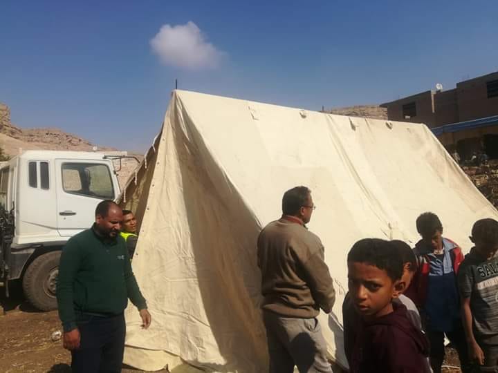 غادة والي توجه مديرية التضامن بأسيوط لإغاثة المتضررين من السيول