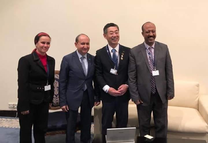 وزير التجارة والصناعة يبحث مع رئيس إحدي كبريات الشركات اليابانية خطة الشركة