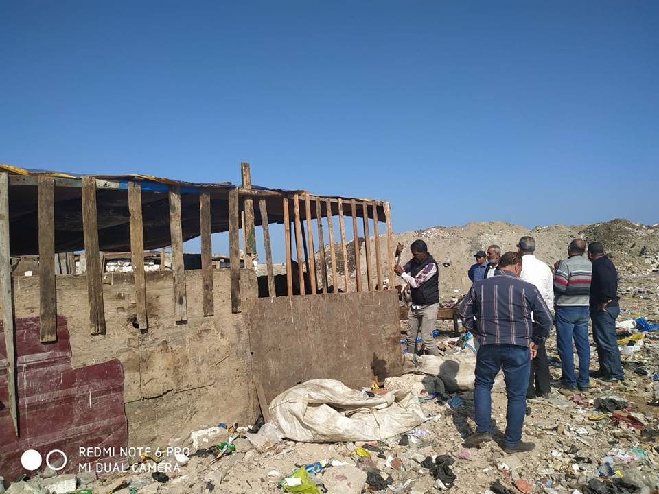 بورسعيد تواصل حملاتها لازالة التعديات علي اراضي الدولة بحي الزهور