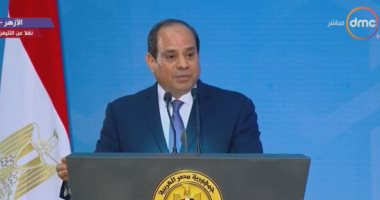 الرئيس السيسى يطالب الأئمة بنشر القيم الإنسانية لنبذ العنف