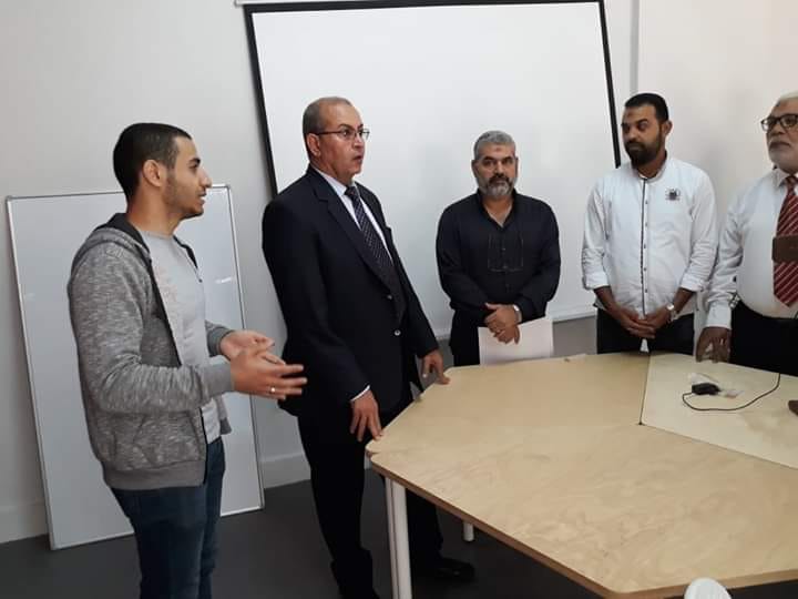 نبوى باهى يتفقد نادى الإبتكار وريادة الاعمال الثانى ببورسعيد