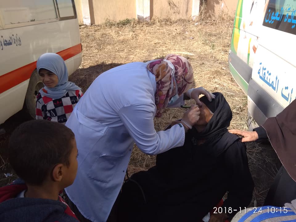 الكشف الطبي على ( 1833 ) مريض بقرية الشيخ فضل بمركز الفيوم